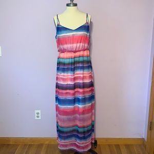 Lane Bryant multi-colored maxi dress